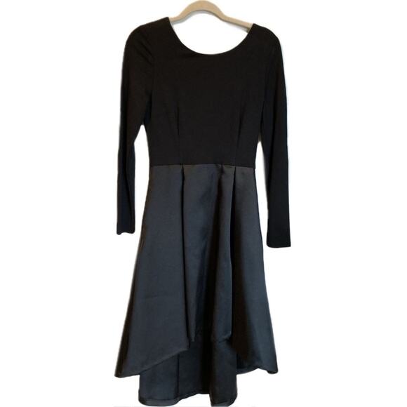 Anthropologie Hutch Womens 4 Black Cutout High-Low Formal Dress Whimsigoth Vamp - Picture 1 of 8